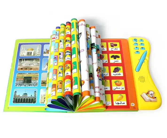 Electric Early Education Learning Machine | Teaching Arabic LCD Interactive Talking Pen & Intelligent E-Book for Kids