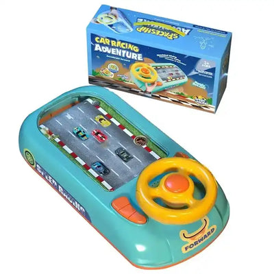 children's educational interactive competition racing adventure game multi-mode steering wheel toy for kids