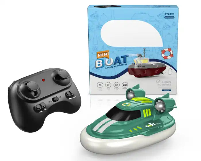 2.4GHz Dual-Mode RC Racing Boat – Waterproof Remote Control Vessel for Kids with Balanced Electric Drive