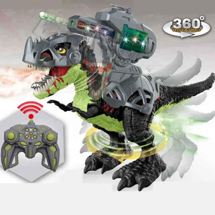 2.4G RC Dinosaur Toy with Water Ball Spray | Multi-functional Remote Control Animal for Kids (Ages 3+)