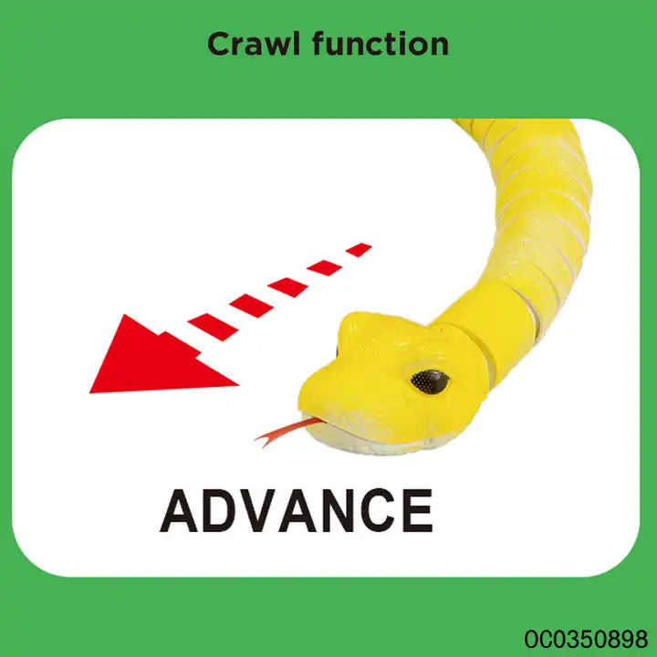 Infrared Crawling Snake Toy - RC Remote Control Animal for Kids