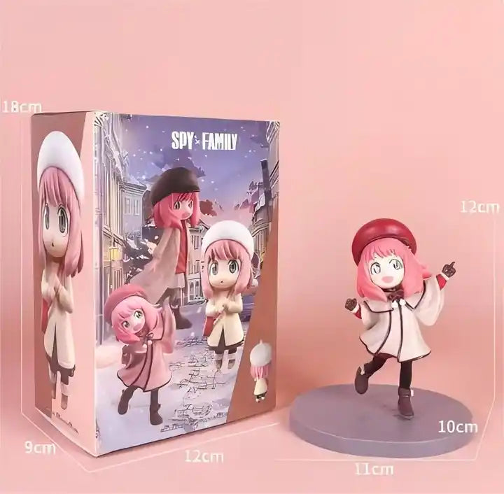 4 Styles 13CM Manga Figurine Statues - SPY FAMILY Detective Fashion Anya Forger Model Toys PVC Anime Figure