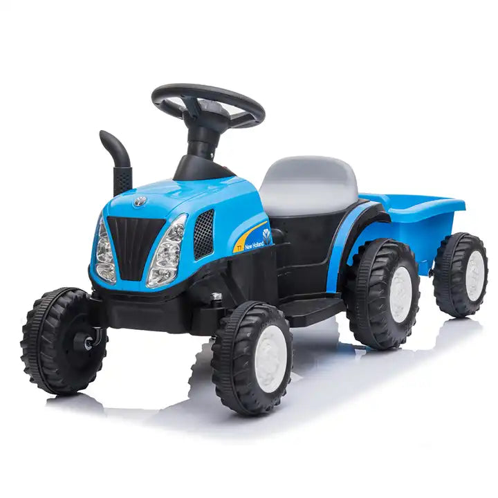 Kids Electric Tractor Ride-On with Holland T7 Design - Licensed Model for Children