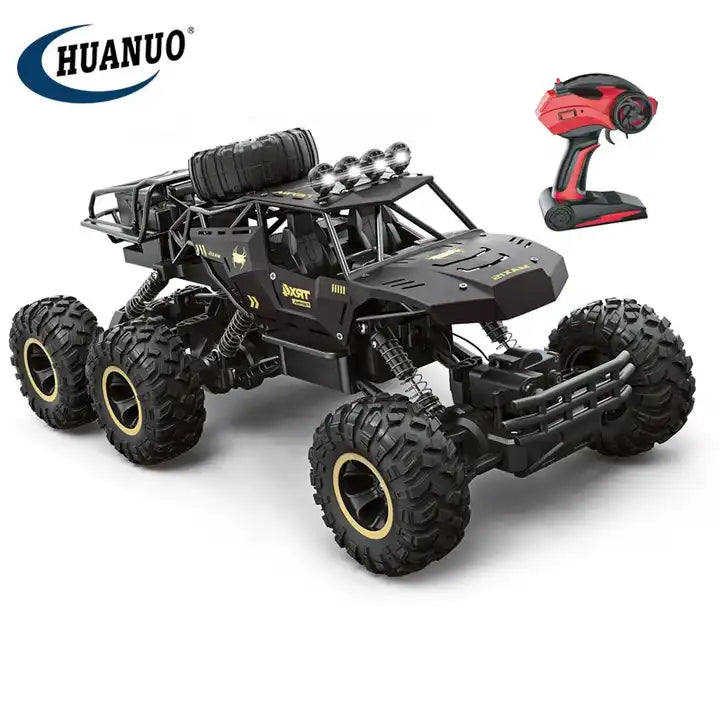 1:10 Scale 6X6 Electric Alloy Climbing Car - High Speed RC Off-Road Truck