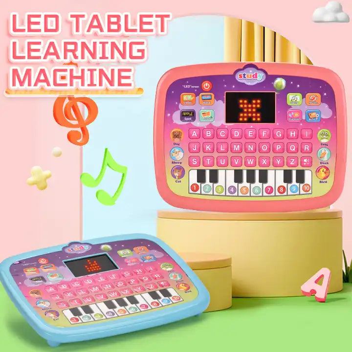 Baby Intelligent Educational Computer ? LED Tablet Smart Toys | Laptop Learning Machine Gifts for Kids