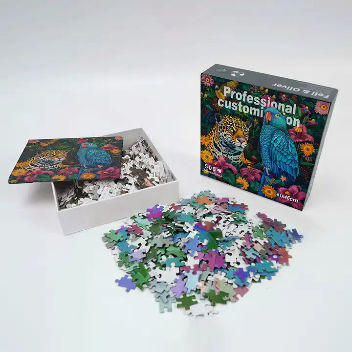 Colorful Ocean World Jigsaw Puzzles Fun Wooden Puzzles for Kids | Available in 60, 100, 200, 500, & 1000 Pieces