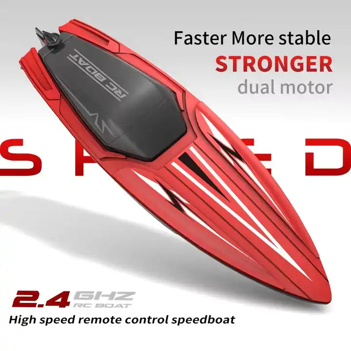 High-Speed RC Boat for Kids – 2.4GHz Remote Control Water Racing Toy