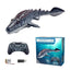 Remote Control Mosasaur Toy - Upgraded Rechargeable RC Dinosaur for Kids Ages 5+