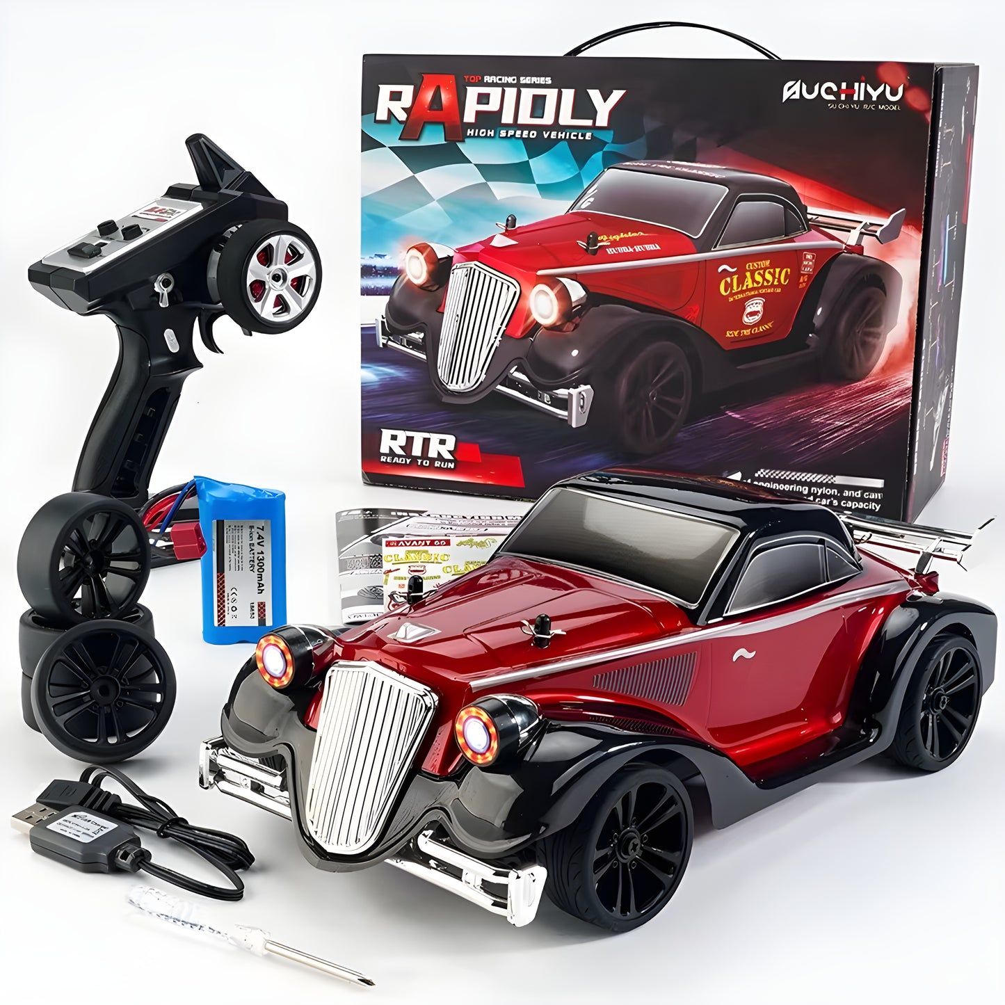SCY 16301 1/16 High-Speed 4WD Electric RC Drift Car – On-Road Racing Remote Control Vehicle