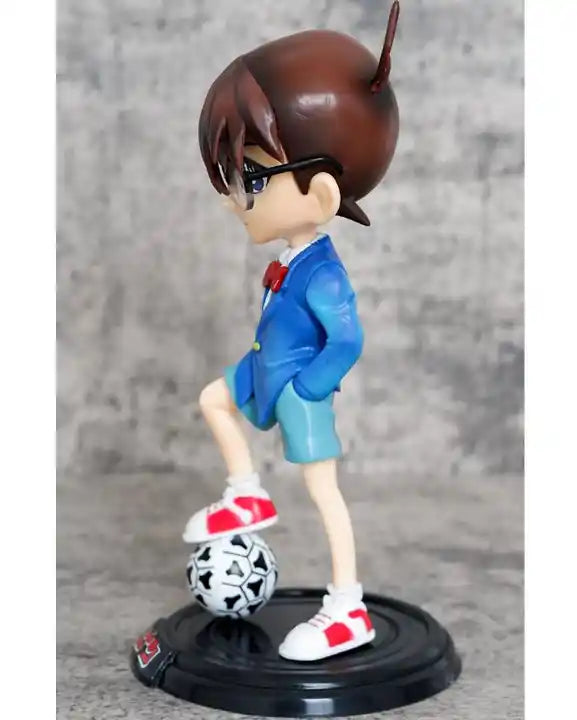 2 Styles 20CM Manga Figurine - Detective Conan Play Football Kudou Shinichi Collection Model Toy - PVC Anime Figure for Adults