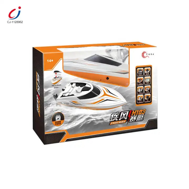 High-Speed 2.4G RC Racing Boat for Kids – 180° Flip Fast Remote Control Ship