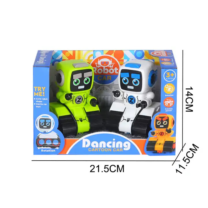 hot selling 3+ years old kids friction kids dancing robot toys 2 pcs kids Robot Toy Robots