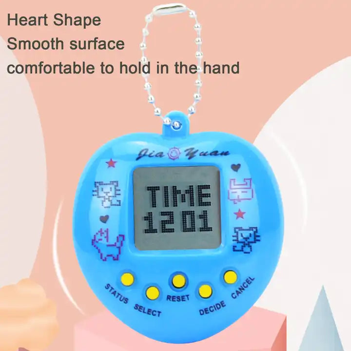 Tamagotchi Virtual Pets | 168 Animals Egg Digital Game | Plastic Peach Heart Machine Toy