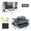 4-Channel 2.4G RC Mini Tank - Rechargeable Half Track Military Vehicle with Stunt Features