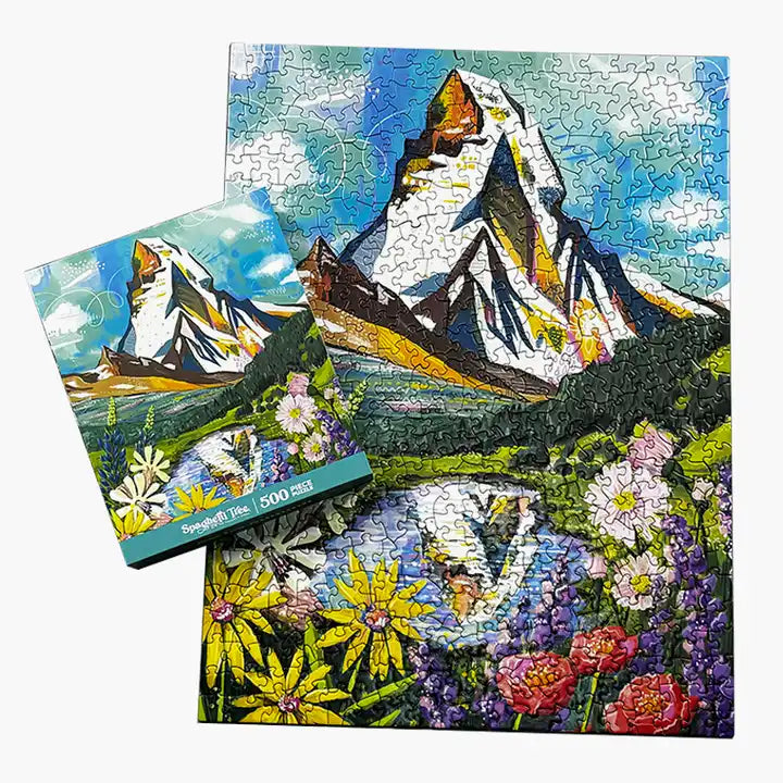 500-Piece Jigsaw Puzzle for Adults Printed Irregular Puzzle Game