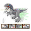 2.4G Remote Control Walking Velociraptor Dinosaur Toy - Interactive Spray Dinosaur with Sound and Light