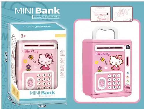 Kuromi Cinnamoroll Sanrio Kawaii Cute Children's Lockbox | Cartoon Piggy Bank for Kids