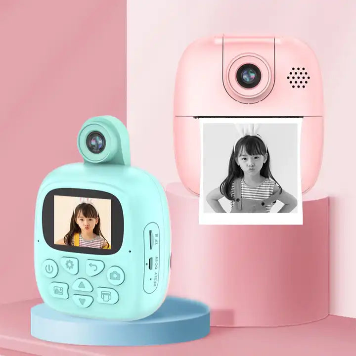 Kids Instant Camera - 1080P Video Full HD Mini Photo Print Digital Camera with Thermal Printer