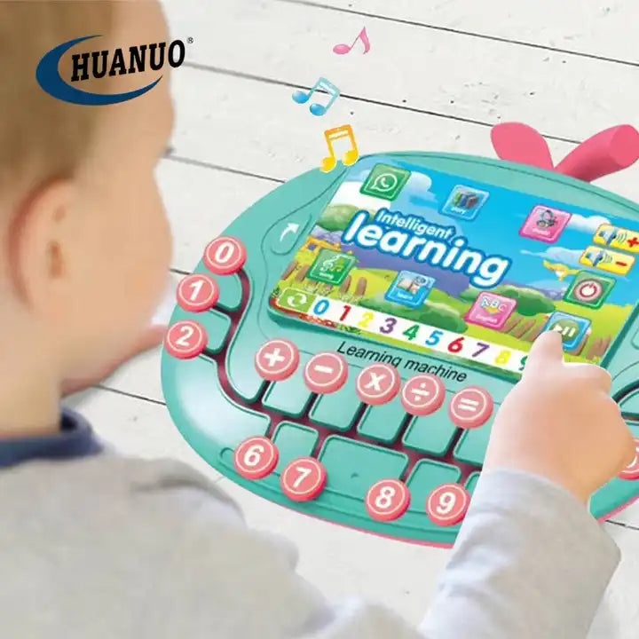 Kids Early Educational Smart Apple Shape Learning Machine | Interactive Learning Toy for Children