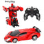 Kouyikou 2.4G Remote Control Deformation Car | Transforming Electric Car with Lights - Radio Control Toy