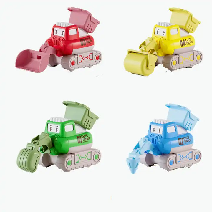 Push and Go Cars Construction Vehicle Toy Set - Perfect for Toddlers