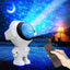 3D Astronaut Lamp | Rechargeable LED Room Night Light & Galaxy Projector for Kids