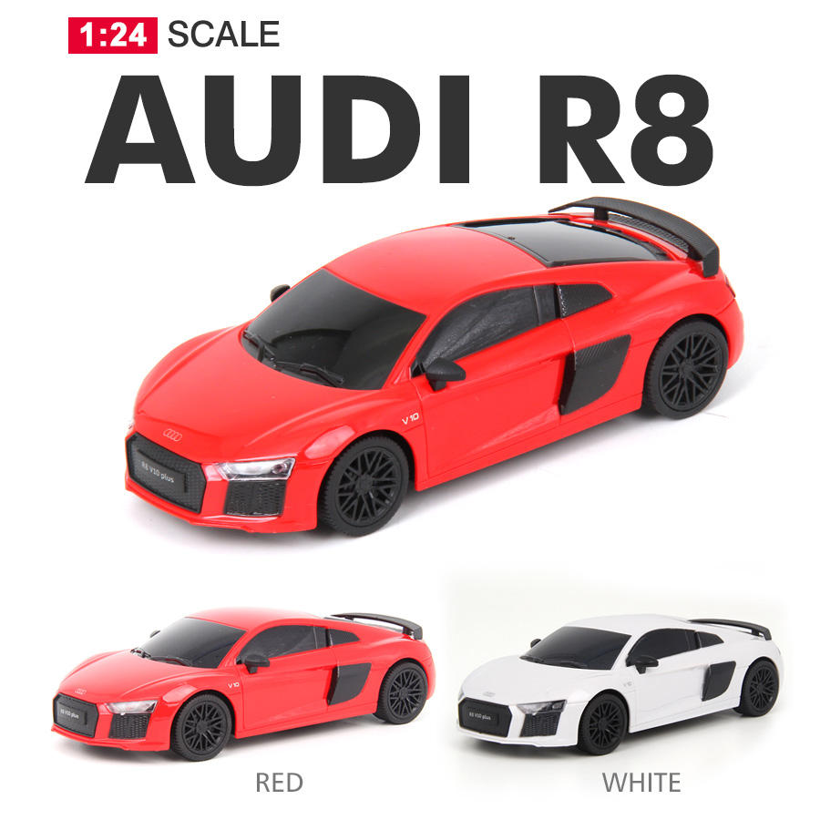 1/24 Scale RC Car - 4CH Mini Racing Vehicle, 2.4G Remote Control Hobby Car