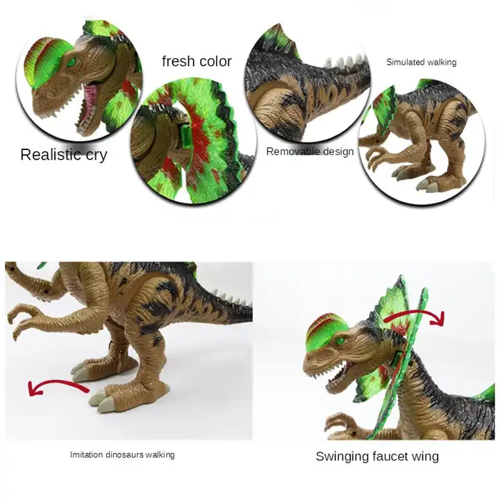 High-Quality Walkable Electric Dinosaur Toy for Kids - Remote Control Model Dino