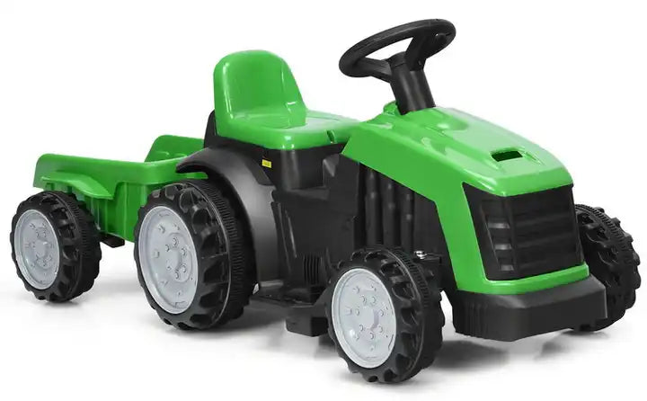 Electric Ride-On Kids Tractor with Trailer - Exciting Outdoor Toy