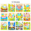 FQ Brand 3D Wooden Puzzle Colorful Educational Toy Game for Children