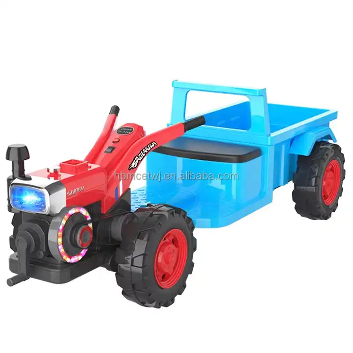 Kids Electric Ride-On Tractor - Battery-Powered Tractor Car for Boys and Girls