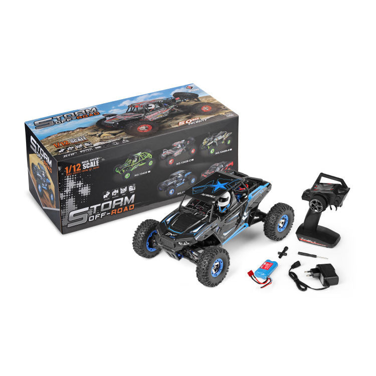 Wltoys 12427B 1/12 4WD RC Off-Road Truck – High-Speed Rock Crawler