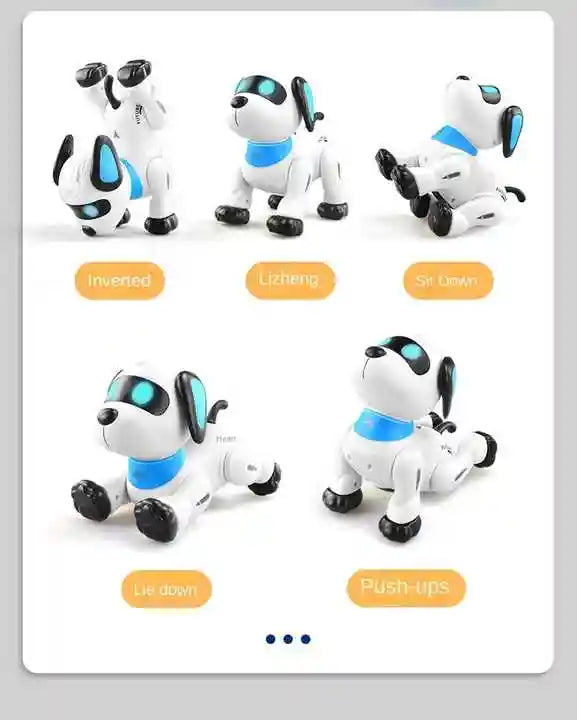 2023 Toy Electronic Animal Pets | RC Robot Dog | Voice Remote Control Programmable Educational Toy