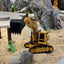 Kids 2.4G 1/20 Scale Simulation Die-cast Construction Vehicle - Remote Control Mini Excavator