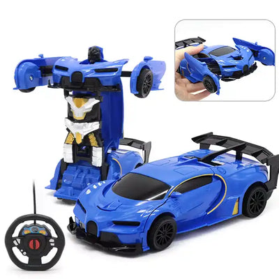 Multifunction Transforming Electric Robot Car Toy with Dazzling Spray Lights | Perfect Gift for Boys