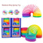 Factory Classic Toys Magical Rainbow Spring ? Gradient Shape Ring Coil Toy for Kids | Educational Gift for Children & Students