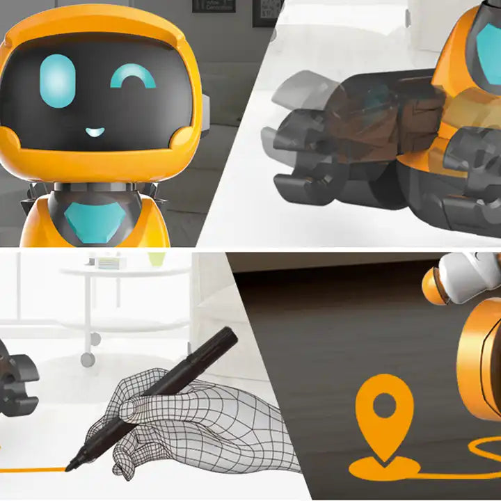 Smart Mini Robot Toy - Intelligent Line Following Tracking Robot for Kids