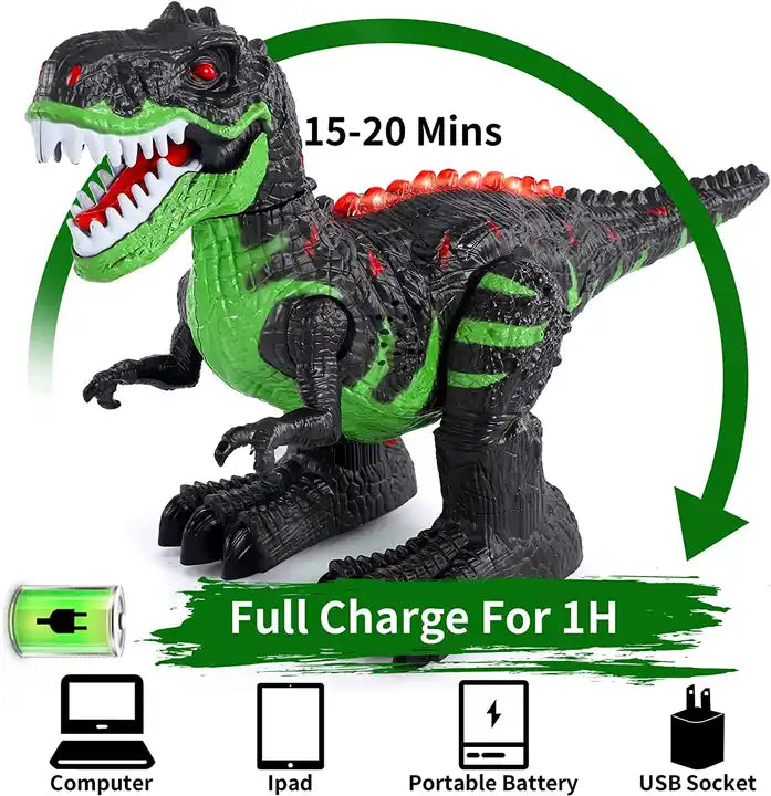 2.4GHz Remote Control Walking Robot Dinosaur Toys for Kids and Adults