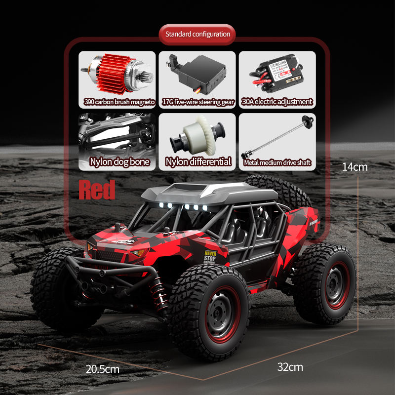 SCY 16106 1/16 4WD Off-Road RC Car – Electric Climbing Buggy, 2.4G Remote Control