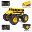 All-Terrain 1:18 Scale 2.4GHz Remote Control School Bus - LED and Sound Offroad Truck