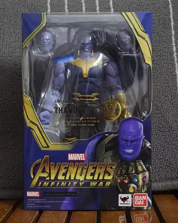 Fully Articulated SHF Comics Thanos Action Figure - Premium PVC Model for Kids and Collectors