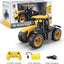 Double E 1/16 Scale JCB Authorized RC Farmer's Truck - 2.4G Remote Control Engineering Car with Lights and Sound