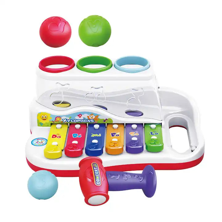 Knocking Piano Toy – Plastic Musical Instrument Game Set for Babies and Toddlers Ages 1-4