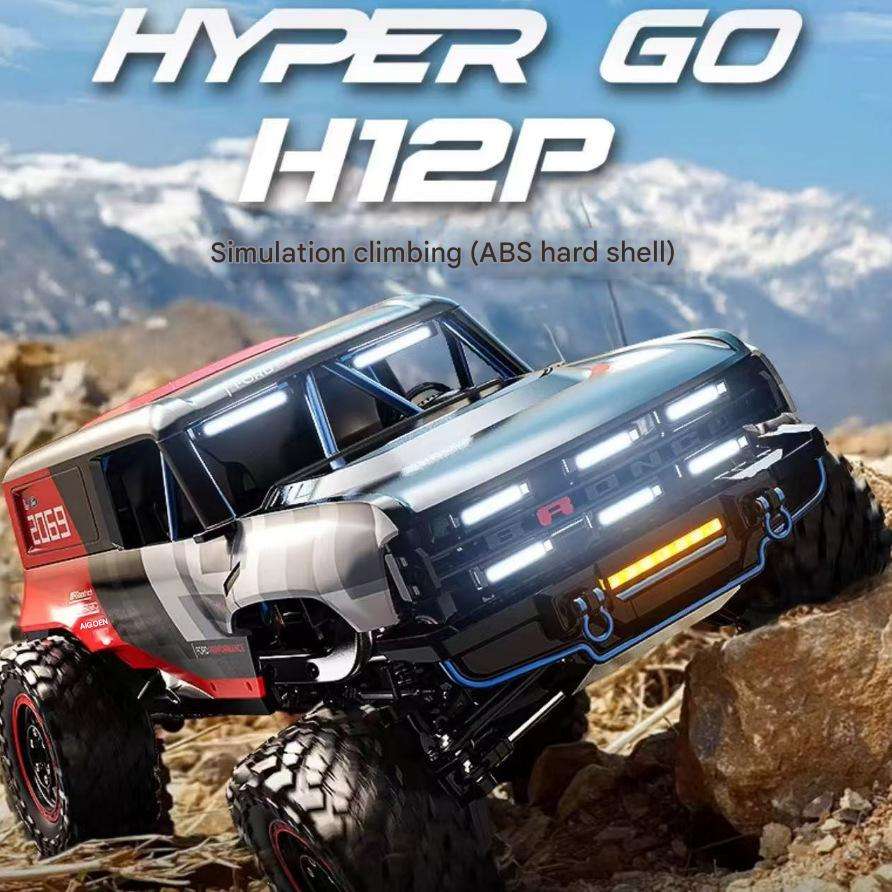 MJX H12P 1/12 4CH 4WD RC Car Climbing Off-Road Vehicle Brushless High-Speed RC Truck – Black