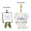 Children's Cartoon Anime Plush Dolls Keychain | Logo Cute Plush Pendant Toys