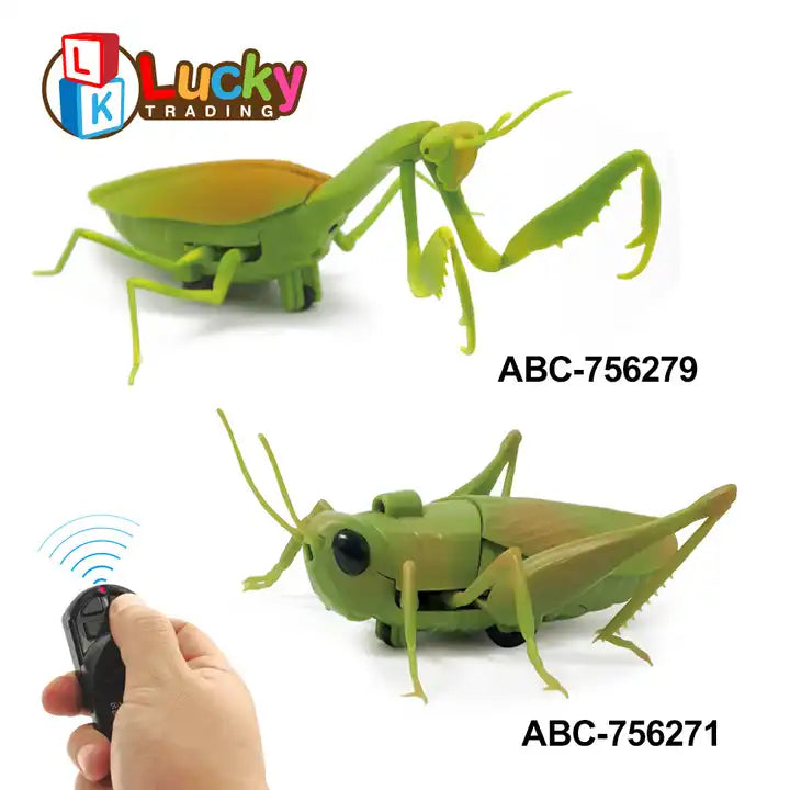 Magic RC Firefly Insect Toy - Lighting Glowworm Robotic Beetle Prank Animal