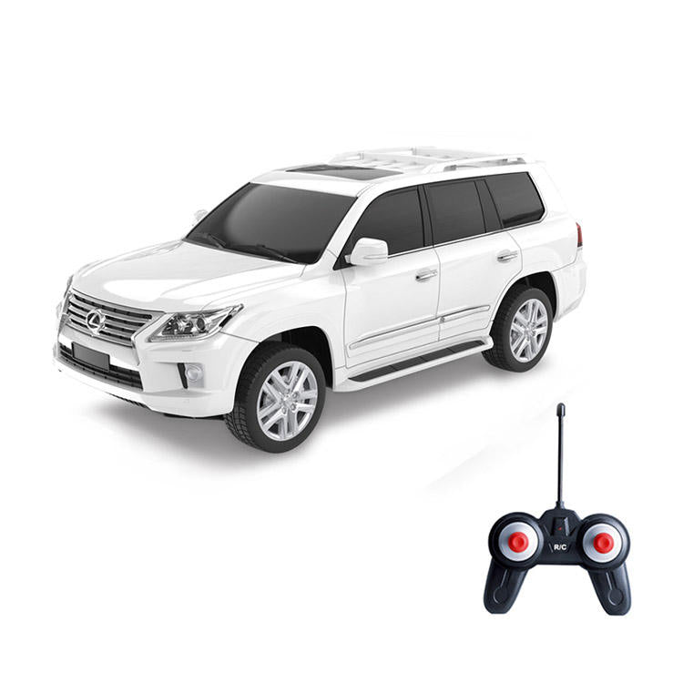 Licensed 2.4G 4CH 1/24 RC Car – Rock Crawler Hobby Model with LED Lights, Ready-to-Go, Electric Powered, Indoor-Outdoor Use