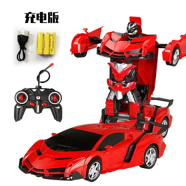 Mini RC Transformed Car Robots – Remote Control Deformation Cars Children's Toys