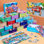 Wooden Jigsaw Puzzle Cartoon Puzzle Game | Educational Learning Toy | 60 Pcs in 1 Box | PVC for Children