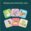 Couples Unicorn Dinosaurs: Educational Animals Match Memory Card Game for Kids and Adults